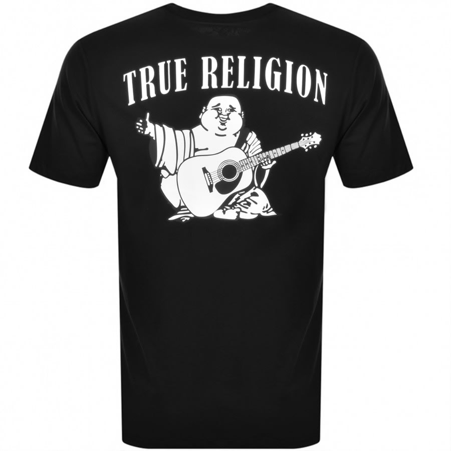 Alternative Image for ProductTrue Religion Crew Neck Logo T Shirt Black2